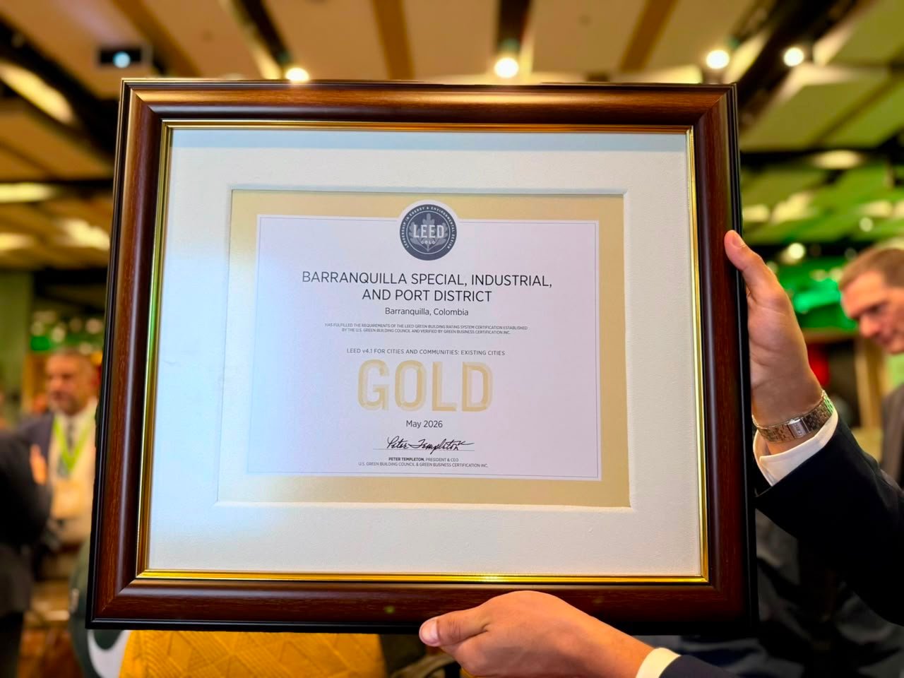 Barranquilla recibe la certificación LEED for Cities Gold y es la primera ciudad sostenible de Suramérica